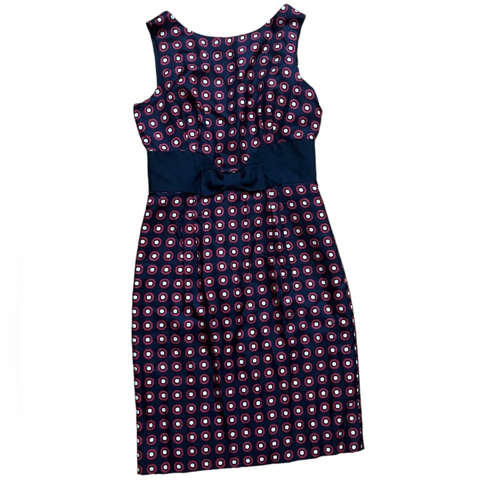 Milly Anthropologie Classy Old Money Retro Career Boat Neck Sleeveless Dress PP